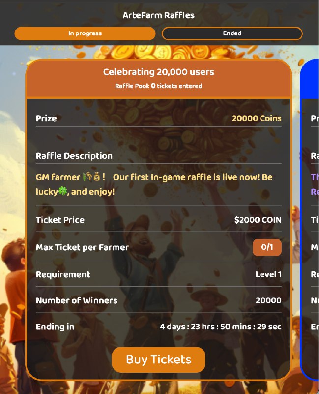 Introducing In-Game Raffle