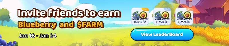 Blueberries & $FARM Airdrop Event